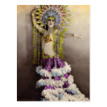 Paris Casino Costumed Dancer Postcard