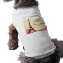 Paris dans l'amour - Tour Eiffel Manteau Pour Animal Domestique