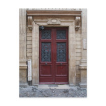 Paris Door Postcard