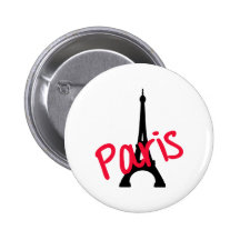 Paris Eiffel Tower Button