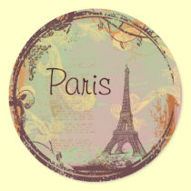 Paris Eiffel Tower Stickers Tags stickers