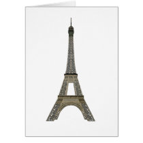 Paris: Eiffel Tower: Vector Drawing: Greeting Cards