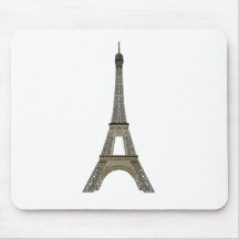 Paris: Eiffel Tower: Vector Drawing: Mouse Pads
