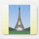 Paris: Eiffel Tower: Vector Drawing: Mousepad