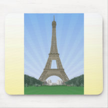 Paris: Eiffel Tower: Vector Drawing: Mousepad