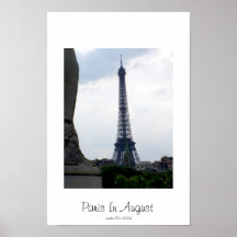 Paris en août poster