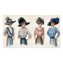 Paris Fashion 1910 Business Card