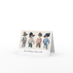 Paris Fashions 1910 Notecard