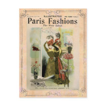 Paris Fashions II  ~ Postcard Fashion Plate