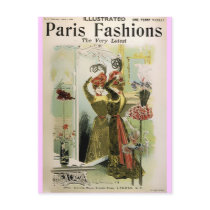 Paris Fashions II  ~ Postcard Fashion Plate