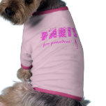 Paris for president! dog tshirt