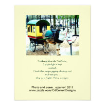 Paris-Foto-Copie-Âne-Chariot Impressions Photographiques