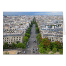 Paris France Carte De Vœux