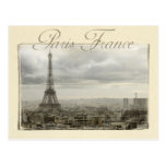 paris france postcard