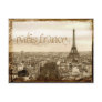 paris france vintage look post card