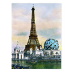 Paris France World Fair 1889 - Vintage Travel Postcards