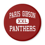 Paris Gibson - Panthers - Middle - Great Falls Refrigerator Magnet