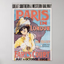 Paris in London Earls Court Poster