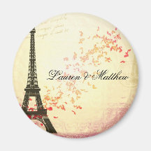 Paris in Love - Eiffel Tower Magnet