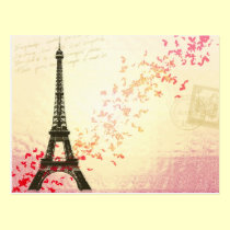 Paris in Love - Eiffel Tower postcards