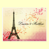 Paris in Love - Eiffel Tower postcards
