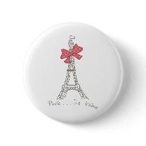 Paris...Je t'aime Pinback Buttons