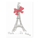 Paris...Je t'aime Postcards