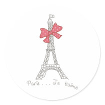 Paris...Je t'aime Sticker