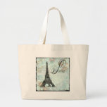 Paris La Tour Eiffel French Design Canvas Bag