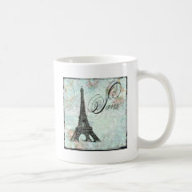 Paris La Tour Eiffel French Design Coffee Mugs