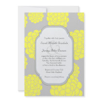 Paris Loves Yellow Flowers Affordable Wedding Personalized Invite