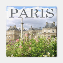 Paris Luxembourg Gardens Magnet