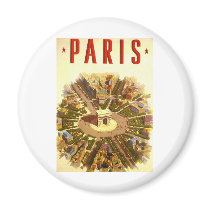 Paris Refrigerator Magnets