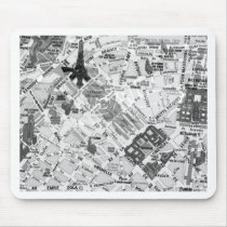 paris map mouse pads
