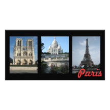 Paris Modèle Pour Photocarte
