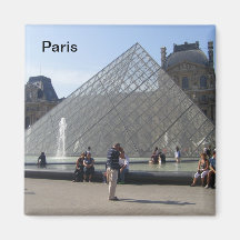 Paris - mus�e du Louvre - Aimant Pour Réfrigérateur