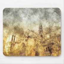 Paris Notre-Dame Cathedral Mouse Pad