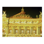 Paris Opera House at night, France Post Card