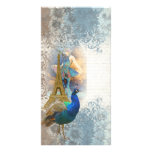 Paris peacock collage customized photo card