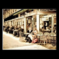 Paris Postcards - Street Scene postcards