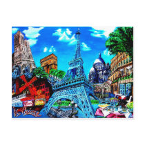 Paris Postkarte