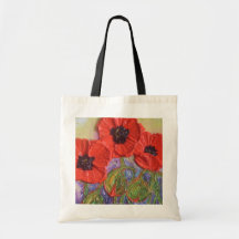 Paris' Red Poppies Bag