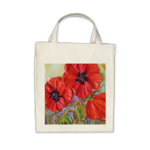 Paris' Red Poppies II Tote Bag