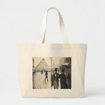 Paris Street, Rainy Day by Caillebotte Bag