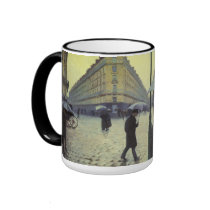 Paris Street, Rainy Day by Gustave Caillebotte Coffee Mug