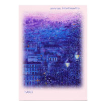 PARIS SUNRISE OIL PAINTING FINE ART POSTER posters