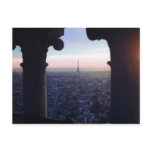 Paris Sunset Postcard