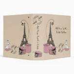 Paris Themed Keepsake Album Binder