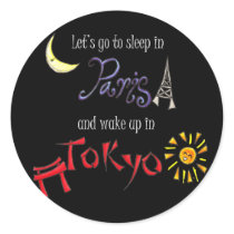 Paris Tokyo Stickers