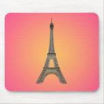 Paris : Tour Eiffel : Dessin de vecteur : Mousepad Tapis De Souris